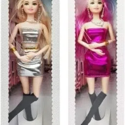 Beautiful Dazzling Doll Combo with Moveable Arms, Legs, Elbow & Knee for Girl|45-image-2