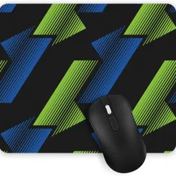 NAFCO Computer Mouse Mat with Anti-Slip Rubber Base & Smooth Mouse Control Mousepad-1