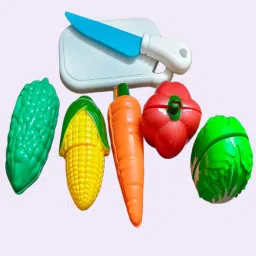 Vegetables Cutting Play Toy Set Can Be Sliced in 2 Pieces Rattle-picture-21