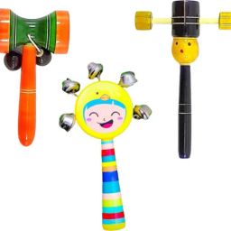Entertain, Engage, Explore: Trio of Wooden Rattles for Your Little Explorer Rattle-image-49