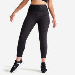 Women's Cardio Fitness High-Waisted Shaping Short Leggings - Black-image-9