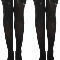 BAESD Pack Of 2 High Thigh Stockings-image-66