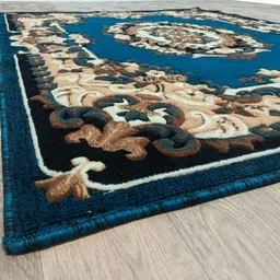 tahnoorcarpet Dark Blue Polyester Carpet-picture-14