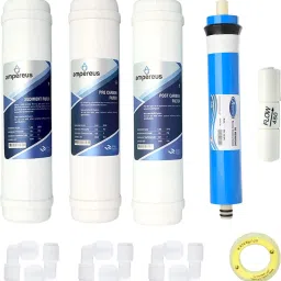 Complete Inline set with Elbow and 1500 TDS Membrane used for all Water Purifier Solid Filter Cartridge-42