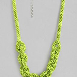 RICHEERA Green Beaded Necklace-57