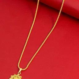 Ramdev Art Fashion Jwellery Brass Gold-Plated Necklace-image-68