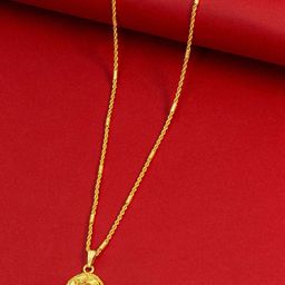 Ramdev Art Fashion Jwellery Gold-Plated Minimal Chain-32