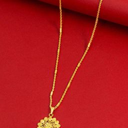 Ramdev Art Fashion Jwellery Gold-Plated Brass Necklace-41