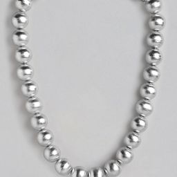 RICHEERA Brass Silver-Plated Necklace-53