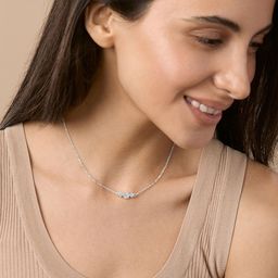 MINUTIAE Brass Silver-Plated Necklace-15