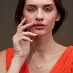 MINUTIAE Brass Silver-Plated Necklace-image-86