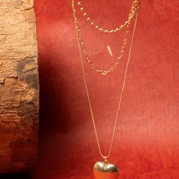 Jewelz Gold-Toned Gold-Plated Layered Necklace-image-50