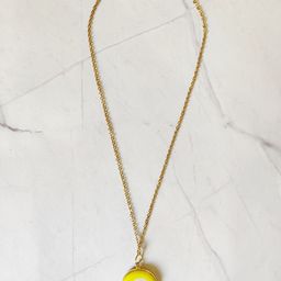 EL REGALO Yellow & Gold-Toned Evil Eye Pendant Necklace-image-17