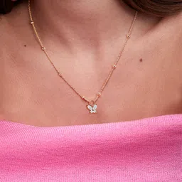 MINUTIAE Brass Gold-Plated Handcrafted Necklace-image-68