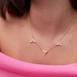 MINUTIAE Brass Gold-Plated Handcrafted Pendant Necklace-image-67