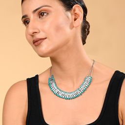 XPNSV Beaded Brass Necklace-image-97