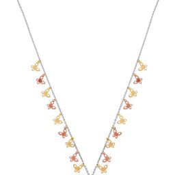 BHIMA 22K Gold Butterfly Charms Necklace-image-47
