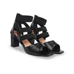 Shoetopia Open Toe Block Heel Gladiators image 2