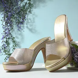 CLOG LONDON Embellished Platform Heel Mules-48