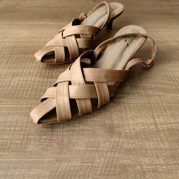 Bowtoes Cross Strappy Kitten Heels-57