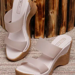 Bruno Manetti Grey Wedge Heels-85
