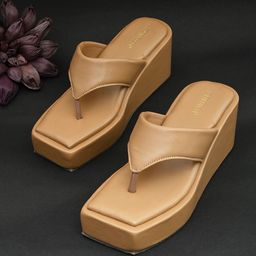 Fentacia Open Back Open Toe Wedges-image-60