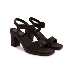 AROOM Open Toe Block Heels-6