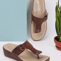 Carlton London Buckle Detailed Comfort Heels-10