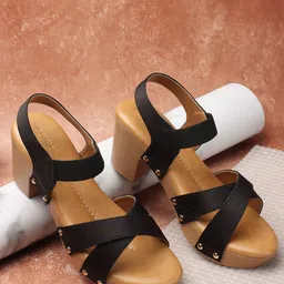 ICONICS Cross Strap Platform Heels-image-12