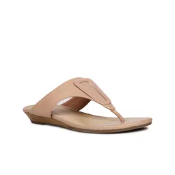 Bata Women Colourblocked T-Strap Flats-image-13