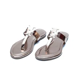 Dapper Feet-Fancy Nancy Open Toe T-Strap Flats-42