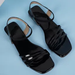 Walkfree Strappy Open Toe Flats With Backstrap-14