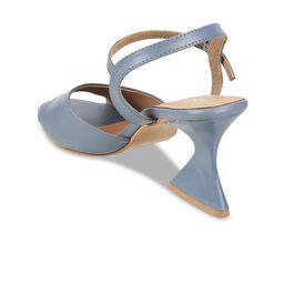 Mochi Peep Toes Ankle Loop Block Heels With Buckles image 3