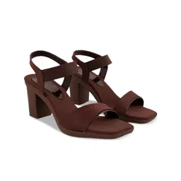 AROOM Open Toe Block Heels With Backstrap image 4