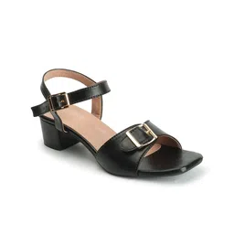 ICONICS Open Toe Block Heels With Buckles image 3