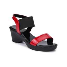 Shezone Red Block Heels image 3