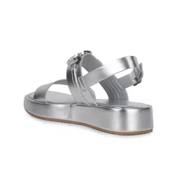 Nine West Embellished Open Toe Flatform Heels image 5