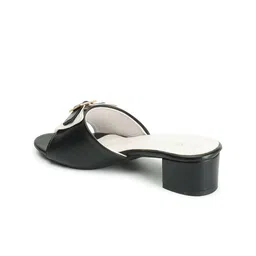 ICONICS Colourblocked Block Heels With Embellished Bows image 3