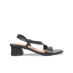 Metro Open Toe Block Heels With Backstrap image 4