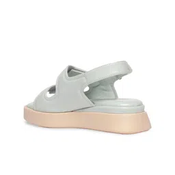 Monrow Open Toe Flatform Heels image 5