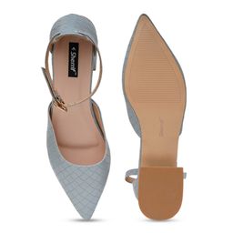 Sherrif Shoes Textured Block Heel Mules image 5