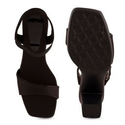 AROOM Open Toe Block Heels image 5