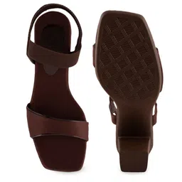 AROOM Open Toe Block Heels image 5