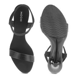 Mochi Textured Open Toe Stiletto Heels image 3