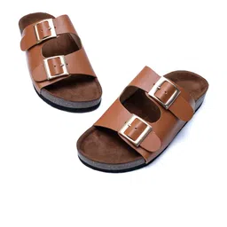 Dapper Feet-Fancy Nancy Open Toe Flats with Buckles image 4
