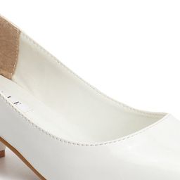 ELLE Square Toe Block Heeled Pumps with Buckles image 5