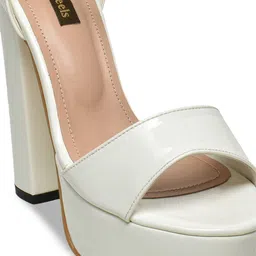 Flat n Heels Ankle Looped Platform Heels image 5