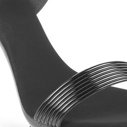 Mochi Textured Open Toe Stiletto Heels image 4