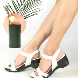 ICONICS Open Toe Platform Heels image 5