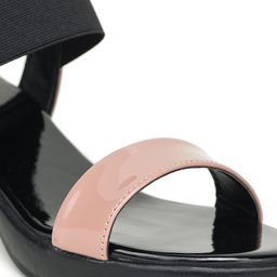 Shezone Peach-Coloured Block Heels image 5